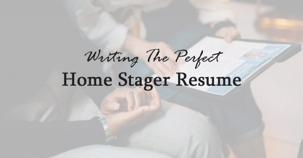 Home Stager Resume
