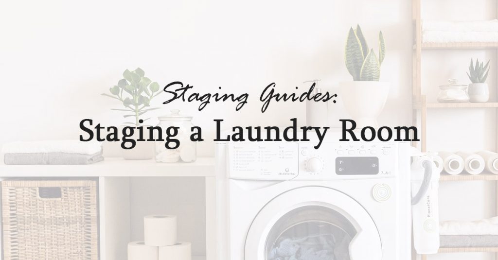 staging a laundry room